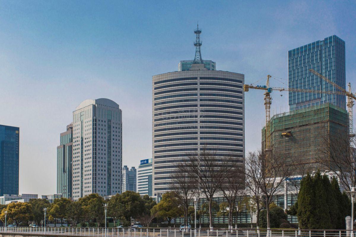 国际信贸大厦外立面