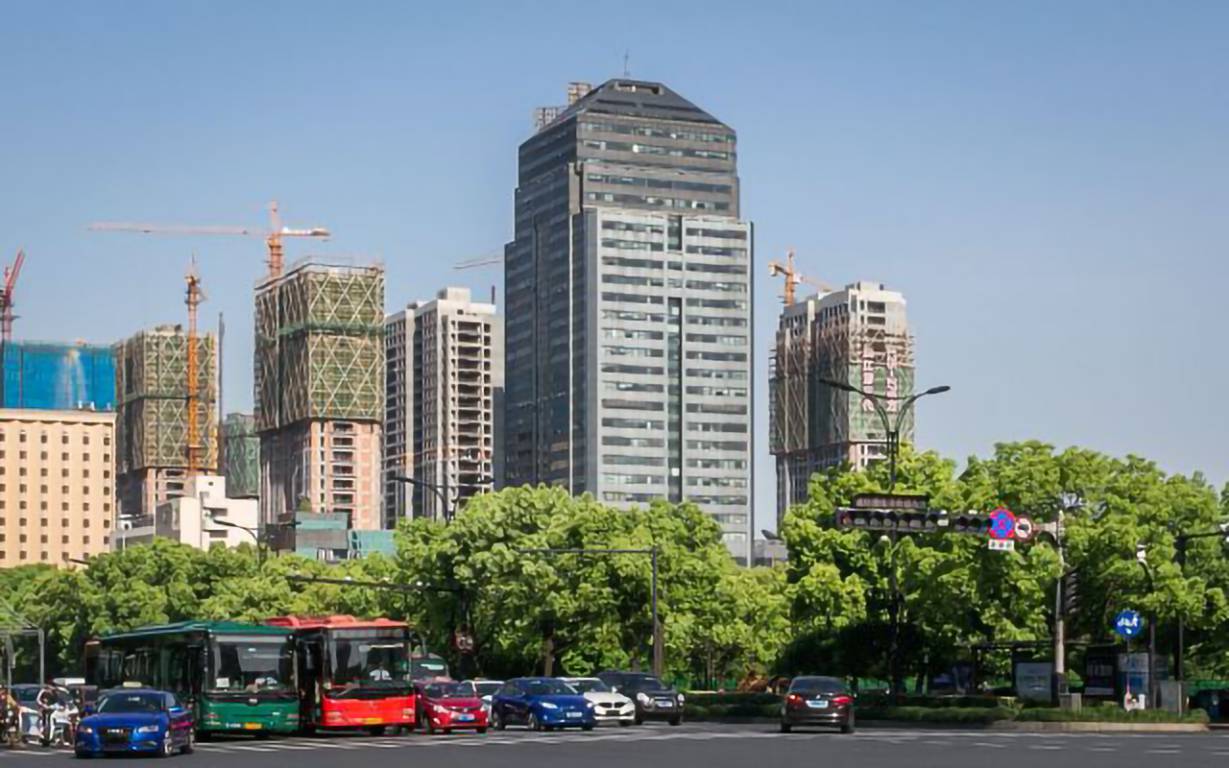 浙江物产国际广场外立面