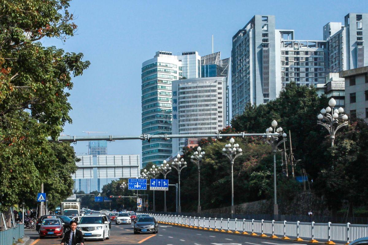 西海明珠大厦外立面