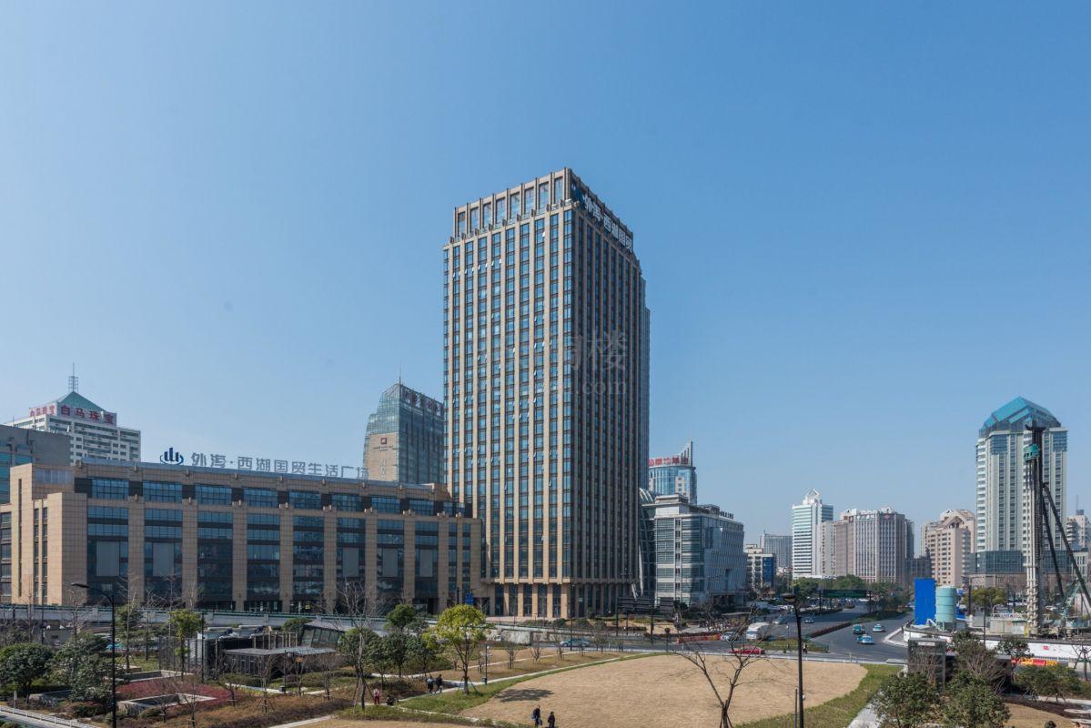 外海西湖国贸大厦外立面